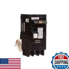 Siemens B074xfg446 50 Amp Double Pole Type Qpf2 Gfci Circuit Breaker