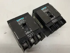 Bqd370 Siemens Lot Of 2 3 Pole 70 Amp Circuit Breaker 480/277