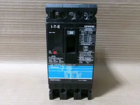 Ed63b020mx Siemens Ed63b020 Ite Ed Ed6 3 Pole 20 Amp 600v Spanish Circuit Breaker