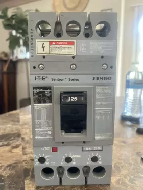 Hfd63b125 Siemens Hfd63f250 Ite Hfd /125 Amp Trip 600v Breaker Flaw