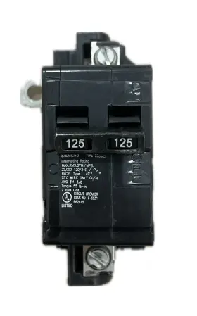 Siemens Mbk125a Main Circuit Breaker 125 Amp 120/240 Vac 2-pole New No Box