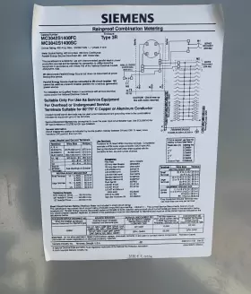 Mc3042s1400fc Siemens Low Voltage Meter Load Center Combination Solar #2