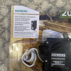 Q120dfp Siemens 20 Amp Afci/gfci Dual Function Circuit Breaker #2