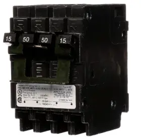 Q21550ct2 Siemens Two 15 A Pole 50 Pole120/240 V Circuit Breaker