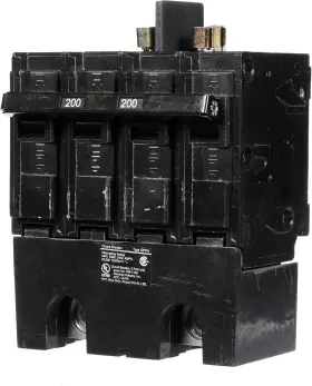Q2200bh Siemens 200a 4 Pole 120/240-volt 22k Type Qpph Circuit Breaker