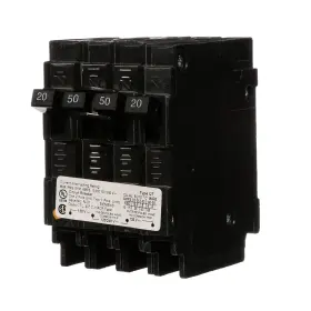 Q22050ct Siemens One 2p 50a Two 1p 20a Quad Circuit Breaker