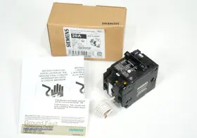 Q220gf Siemens 2 Pole Gfci 30 Amp Circuit Breaker Ground Fault 240v Gfi 30a