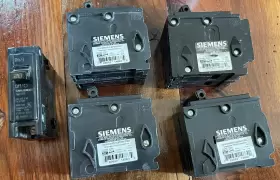 Qp250 Siemens Q250 Lot Of 4 2-pole 50 And 60 Amp 120/240vac Circuit Breaker Type #2