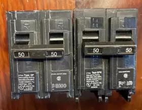 Qp250 Siemens Q250 Lot Of 4 2-pole 50 And 60 Amp 120/240vac Circuit Breaker Type #3