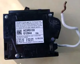 Qa115afcwg Siemens 15 Amp Combination Arc Fault Circuit Interrupter #2
