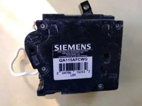 Qa115afcwg Siemens 15 Amp Combination Arc Fault Circuit Interrupter #3