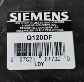 Qf120df Siemens Q120df Circuit Breaker Gfci Afci 20 Amp 120 Vac 1-pole New In Box #2