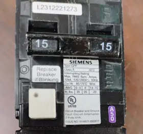 Qf215a Siemens Gfci Circuit Breaker 15 Amp 120/240 Vac 2-pole New In Box #2