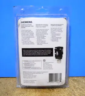 Qf250ap Siemens 50 Amp Double 2 Pole Type Qpf Gfci Circuit Breaker Ground Fault #3