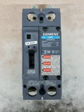 Qr22b225 Siemens Used 2 Pole 225a 240v