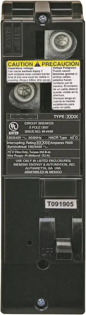 Siemens Qs2150 Qs Type 150-amp Multi-family Main Breaker 10 Kaic Rated