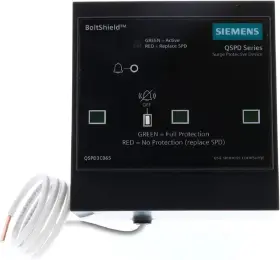 Qspd3c065 Siemens Boltshield Plug-in Surge Protection Device 3-pole 65ka 120/208v 3 4w