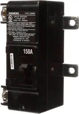 Siembk150a Siemens Sie Mbk150a 150a Riser Main Cb Kt Black