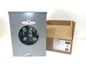 Suat417-xgf Siemens 200 Amp 4-jaw No Bypass Overhead/underground Meter Socket New
