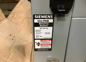 Wp4511 Siemens Uni-pak 5-gang 125 Amp Tenant Main Breaker Meter Ringless 400-new #3