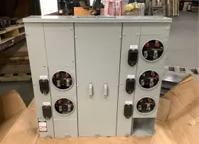Wp4511 Siemens Uni-pak 5-gang 125 Amp Tenant Main Breaker Meter Ringless 400-new