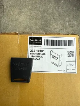 232-10101 Snapnrack 232-02452 Box Of 120 Ur-45 End Cap