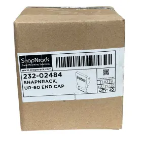232-02484 Snapnrack 1 Box Of 20 - Ur-60 End Cap