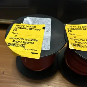 55669023 Southwire Company Llc 55669123 2 Coleman Cable 1 Awg Pvc Copper Primary Wire 100 Ft. 300ft #2