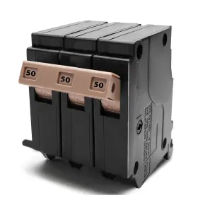 Sku350 Soygn C350 3-pole 50-amp Circuit Breaker Type C3/4 Inch Plug-on Case Thermal Magnetic