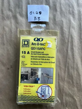 Qo115afic Square D 785901301332 15 Amp Single-pole Arc Fault Circuit Interrupter Breaker