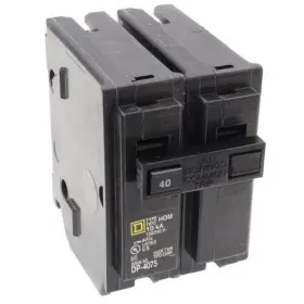 Hom240cp Square D By Schneider Electric Homeline 2 Pole Miniature Circuit Breaker 120/240v 40a