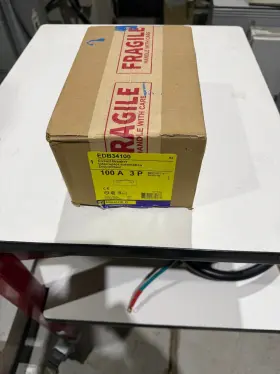 Edb34100 Square D 100 Amp 3 Ph Circuit Breaker