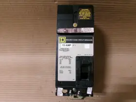 Fa26015ac Square D Fa26015 Fa 2 Pole 15 Amp 600v Circuit Breaker Relabeled Flawed #42