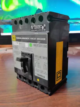 Fal34020 Square D Circuit Breaker 20 Amp 480vac 3-pole New Take-out