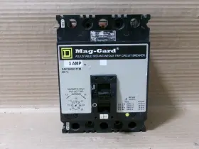 Fap3600311m Square D Fap 3 Pole Amp 600v Gray Mag-gard Circuit Breaker