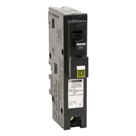 Hom120pcafic6 Square D Circuit Breaker Standard 20 Amp Pigtail Electronic Homeline Plug-on
