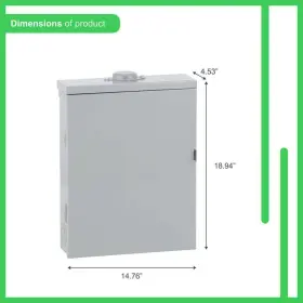 Hom1224l125prb Square D Breaker Box 24-circuit Outdoor Convertible Main Lug Load Center With Cover #2