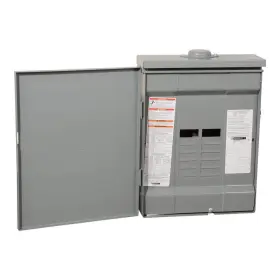 Hom1224l125prb Square D Breaker Box 24-circuit Outdoor Convertible Main Lug Load Center With Cover