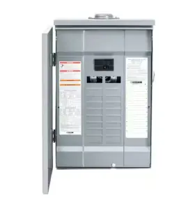 Hom2040m100prb Square D Homeline Main Breaker Installed Load Center 40 Poles