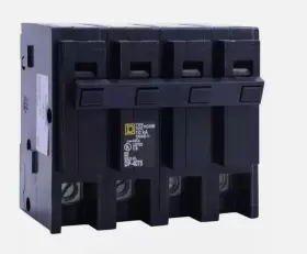 Hom2175 Square D 175 Amps 4 Pole 120 Volt Circuit Breaker