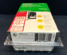Hom220gfic Square D Circuit Breaker 20 Amp 2-pole Gfci New In Packaging #3