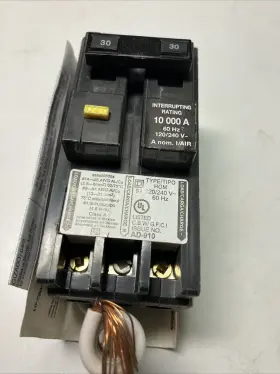 Hom230gfi Square D Homeline Circuit Breaker 30 Amp 2-pole Gfci New In Box #3