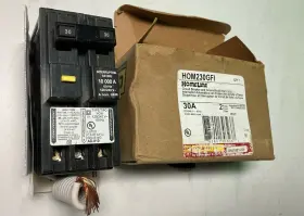 Hom230gfi Square D Homeline Circuit Breaker 30 Amp 2-pole Gfci New In Box