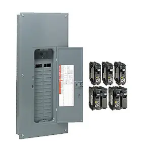 Hom3060m200pcvp Square D Homeline Main Breaker Installed Load Center 200-amp #2