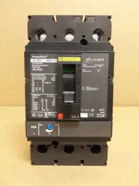 Jdl36225 Square D New Jdl 3 Pole 225 Amp 600v Powerpact Circuit Breaker Nto