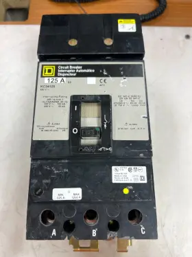 Kc34125 Square D 125 Amp I-line Circuit Breaker 480 Vac 3 Pole