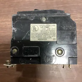 Lp-7348 Square D 15 Amp Three Pole 3 Circuit Breaker E38 #3