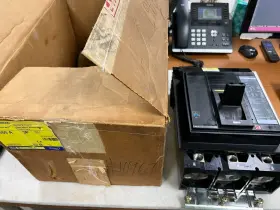 Mga36600 Square D New 600 Amp Powerpact I-line Circuit Breaker Vac 3 Pole