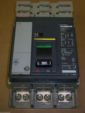 Pjl36100aa Square D Pj Pjl 3 Pole 1000 Amp 600v Powerpact Circuit Breaker