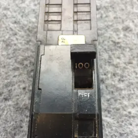 Q1-2100tf Square D Q12100tf Type 100 Amp Double Pole Q1tf Circuit Breaker Chipped #3